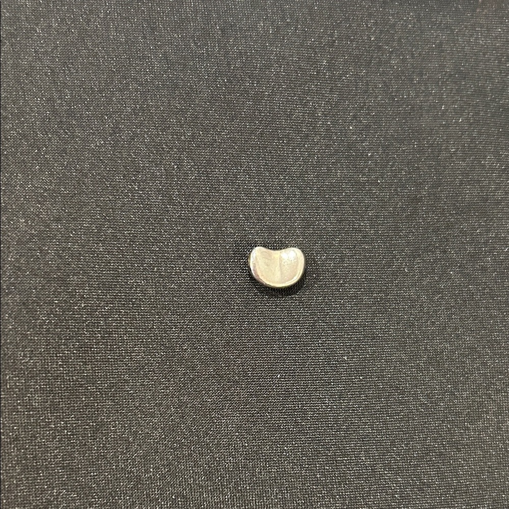Tiffany & Co. Silver Bean Charm Necklace Accent - Picture 8 of 8